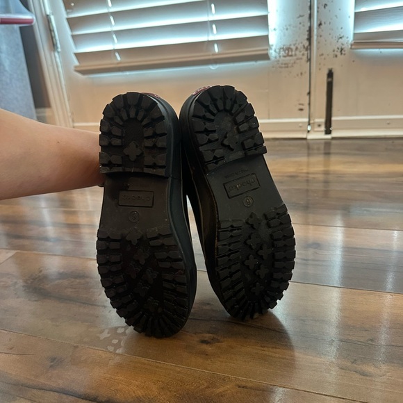 Chooka Waterproof Chelsea Rain Boots Black Rubber Lug Sole Women’s Sz 6 - Picture 5 of 7